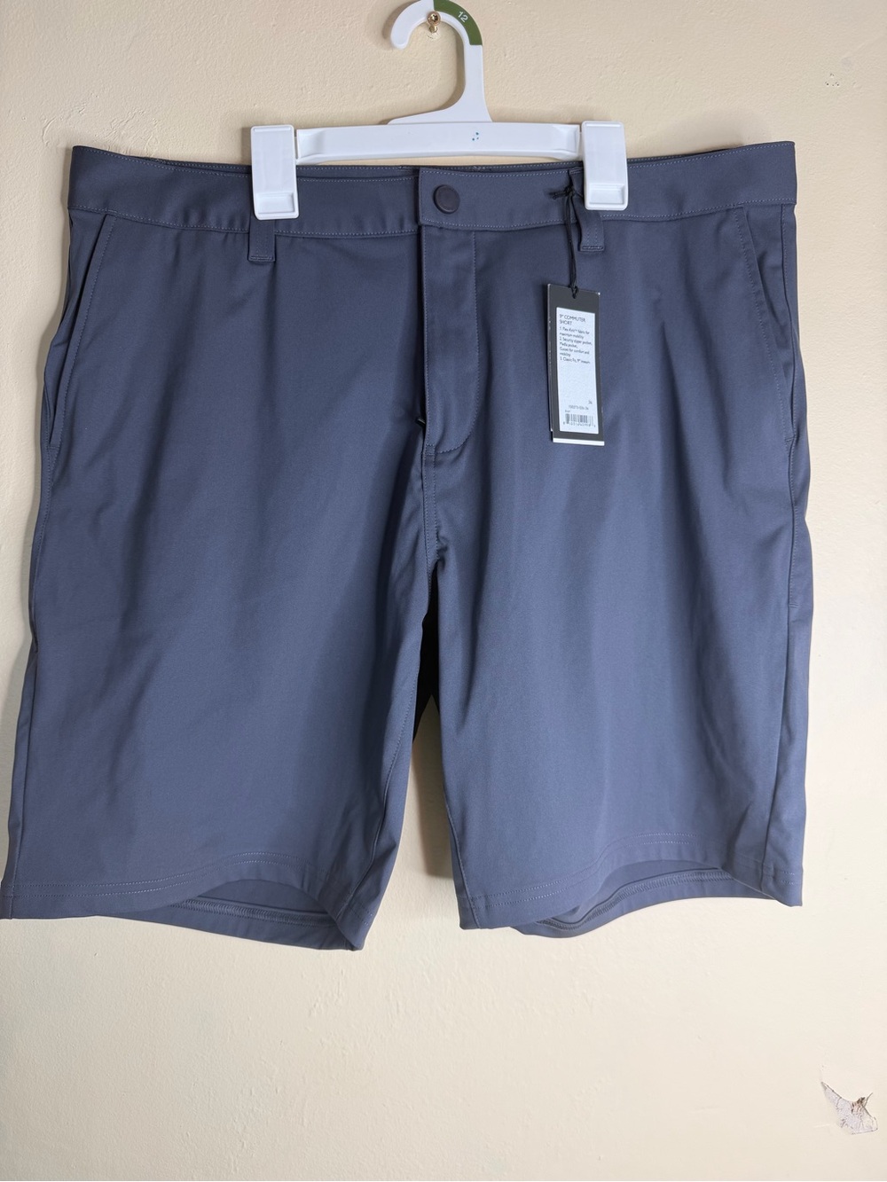 NWT RHONE 9" COMMUTER Shorts in Blue Performance Stretch Golf Size 36